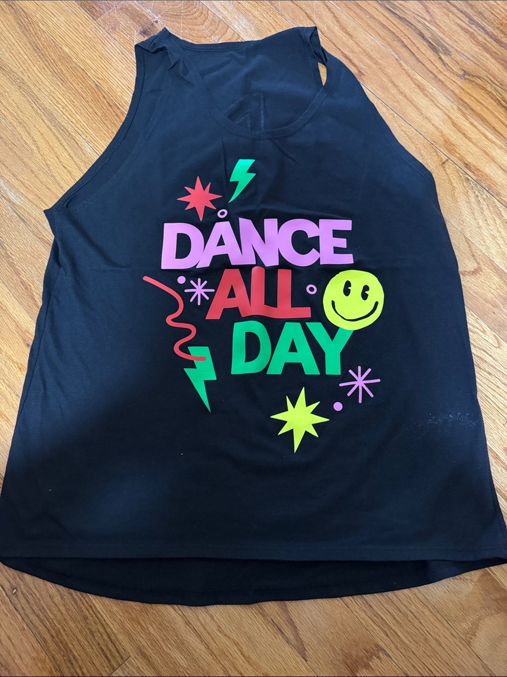 Zumba Black 'Dance All Day' Graphic Tank Top